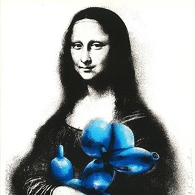Rescue (Blue) by Mr Brainwash
