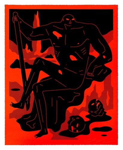 Day Has Turned To Night (Red) by Cleon Peterson