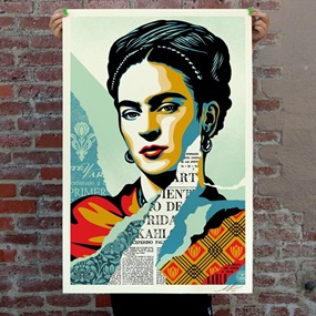 The Woman Who Defeated Pain (Frida Kahlo) (Offset Edition) by Shepard Fairey