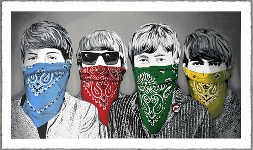 Beatles Bandidos (Grey) by Mr Brainwash