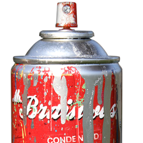 Spray Can (Silver) by Mr Brainwash