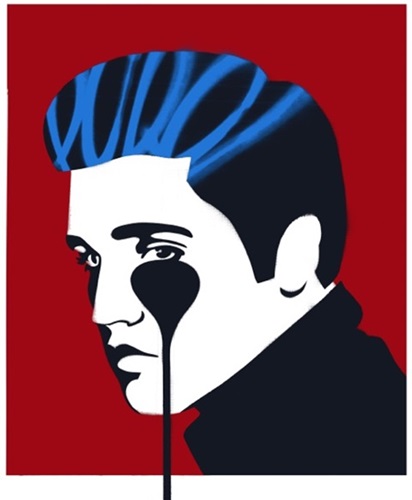 Pure Elvis (Red / Blue) by Pure Evil