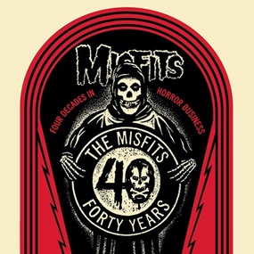 Misfits 40th (Grave) by Shepard Fairey