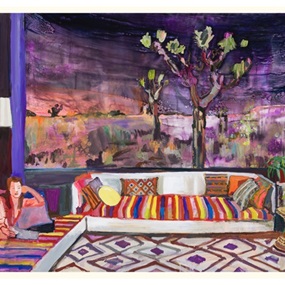 Palm Desert (Agnes Pelton) by Elizabeth Huey