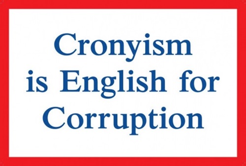 Cronyism Is English For Corruption  by Jeremy Deller