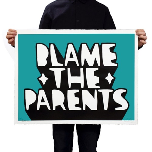 Blame The Parents (Teal) by Kid Acne