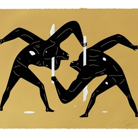 Zig-Zag (Gold) by Cleon Peterson