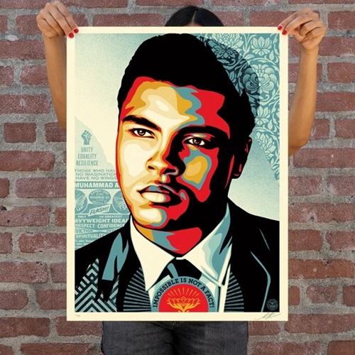 Muhammad Ali - Heavyweight Ideals (First Edition) by Shepard Fairey