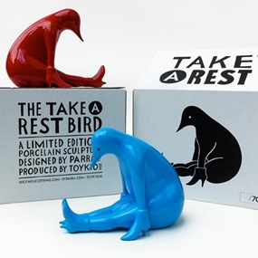 Take A Rest Birds (Blue) by Parra
