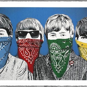 Beatles Bandidos (Blue) by Mr Brainwash