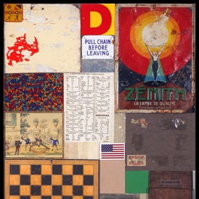 Homage To Rauschenberg II by Peter Blake