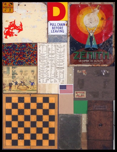 Homage To Rauschenberg II  by Peter Blake