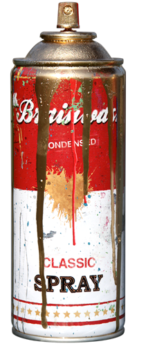 Spray Can (Gold) by Mr Brainwash