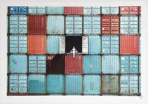 The Ballerina In Containers, Le Havre, France  by JR