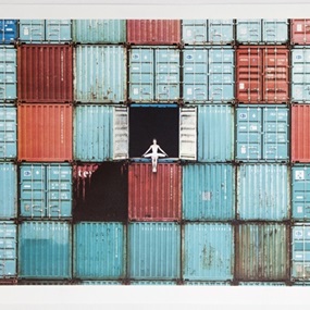 The Ballerina In Containers, Le Havre, France by JR