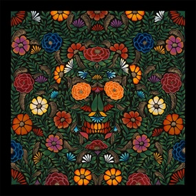 Calavera Batea by Sylvia Ji