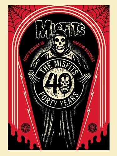 Misfits 40th (Crypt) by Shepard Fairey