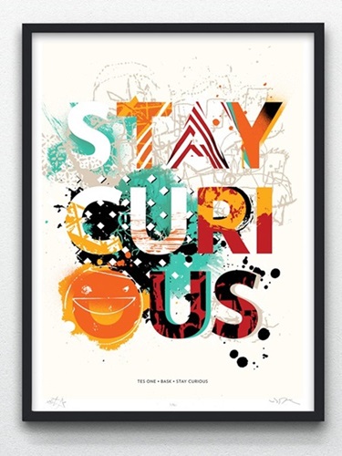 Stay Curious (Hand-Embellished) by Bask | Tes One