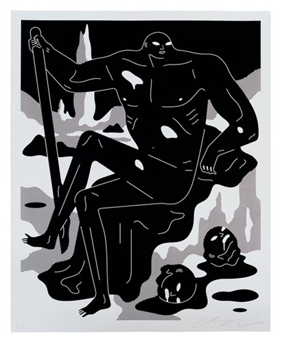 Day Has Turned To Night (White) by Cleon Peterson