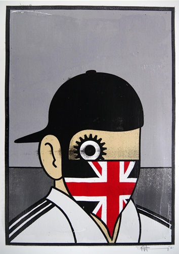 Clockwork Britain (Grey & White) by Paul Insect