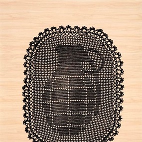 Grenade Doily by Nathan Vincent