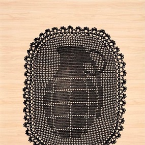 Grenade Doily by Nathan Vincent
