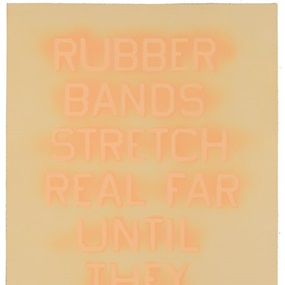 Rubber Bands (State 1) by Ed Ruscha