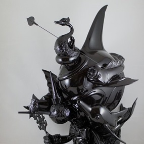 Beyond The Sea (Sculpture) (Gloss Black Edition) by Greg Simkins