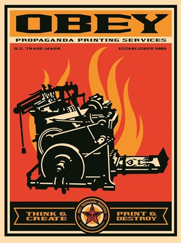 Print And Destroy (First Edition) by Shepard Fairey