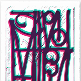 Ludavico & Ludovico (Turquoise & Pink) by Retna