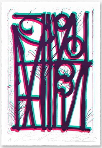 Ludavico & Ludovico (Turquoise & Pink) by Retna