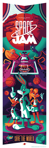 Space Jam (Variant) by Tom Whalen