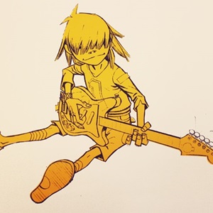 Noodle (Signed) by Jamie Hewlett Editioned artwork | Art Collectorz