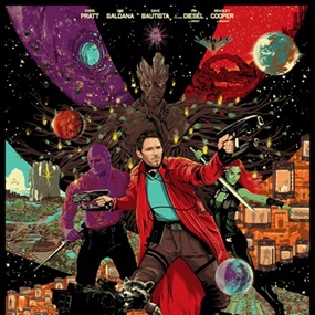 Guardians Of The Galaxy (Paper Variant) by Raid71
