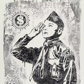 Learn To Obey (Damaged Stencil Series) by Shepard Fairey