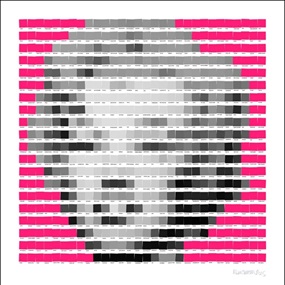 Marilyn (Neon Pink Diamond Dust 2015) by Nick Smith