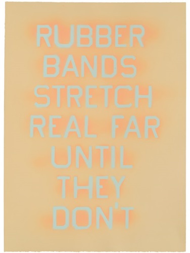 Rubber Bands (State 3) by Ed Ruscha