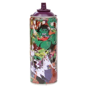 Hulk - Metal Spray Can (Purple) by Mr Brainwash