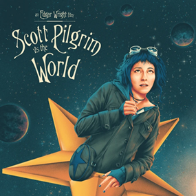 Scott Pilgrim vs The World (Blue Hair) by Matt Ryan Tobin
