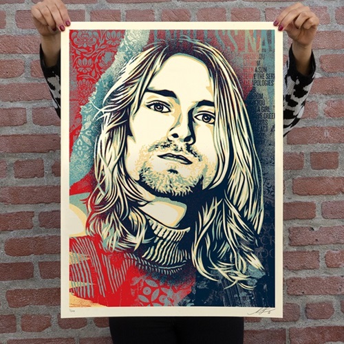 Kurt Cobain - Endless Nameless  by Shepard Fairey