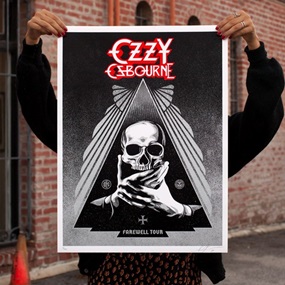 Ozzy Farewell Tour (Silver) by Shepard Fairey