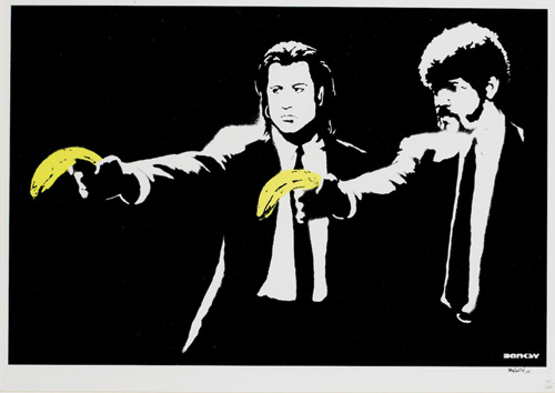 Pulp Fiction (Signed) by Banksy