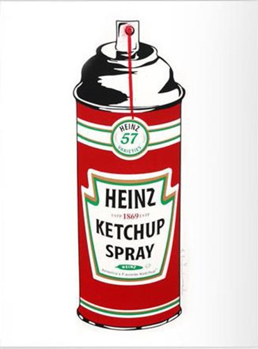 Heinz Ketchup Spray  by Mr Brainwash