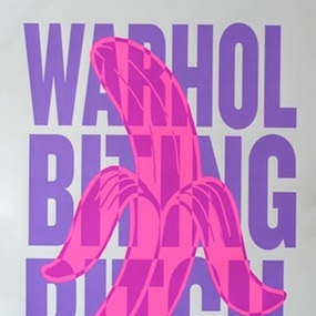 Warhol Biting Bitch (Purple) by Shuby