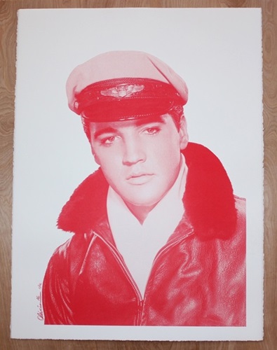 Crazy About Elvis (Red) by Tim Oliveira
