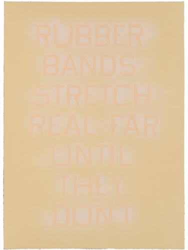 Rubber Bands (State 4) by Ed Ruscha
