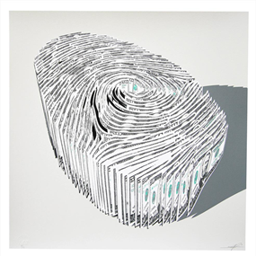 Human Finger Print (Green) by Kurar