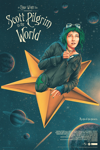 Scott Pilgrim vs The World (Green Hair) by Matt Ryan Tobin