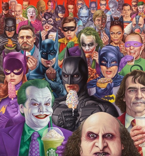 Batmania (Paper) by Alex Gross