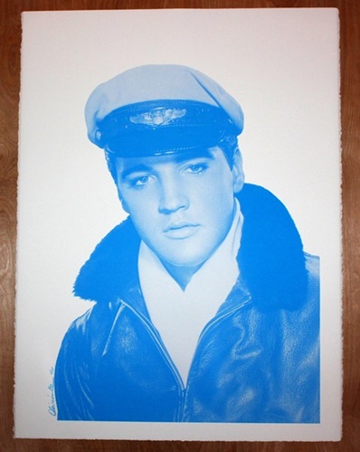 Crazy About Elvis (Blue) by Tim Oliveira